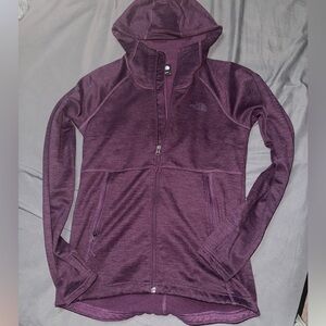 Purple The North Face Zip up Jacket